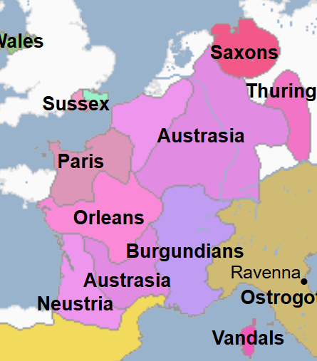 <ul><li><p>Merovingian King of the Franks at Orleans </p></li><li><p>Killed King Sigismund of Burgundy </p></li><li><p>Invaded Burgundy </p></li><li><p>Died in the Battle of Vezeronce in 524 </p></li></ul><p></p>