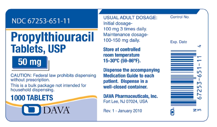 How should propylthiouracil be administered?