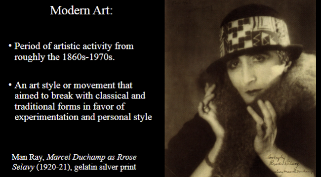 <p>Modern Art 1860-1970s</p>