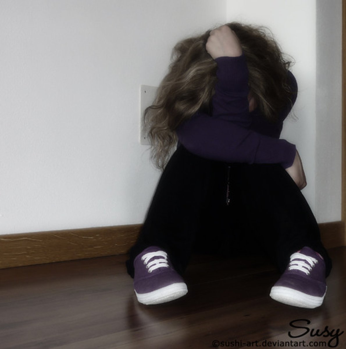 <p>depressed</p>