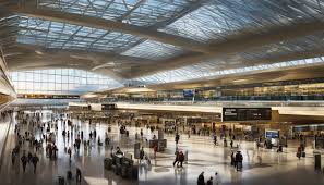 <p><span>a large open area inside or in front of a public building, as in an airport or train station.</span></p>