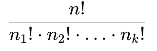 <p>when you have repeating elements in a set</p>