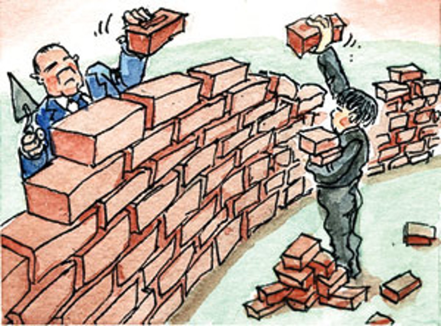 <p>trade rules that restrict imports in order to protect domestic industries.</p>