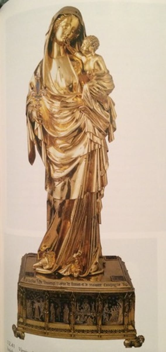 <p>Virgin of Jeanne d'Evreux, 1339</p>