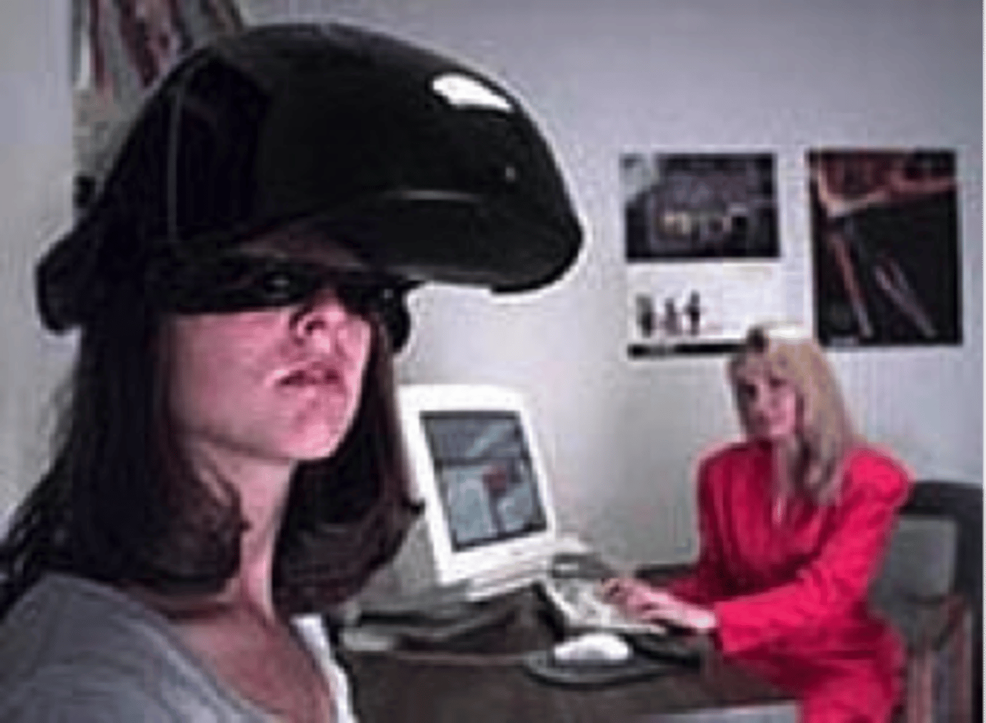 <p>An anxiety treatment that progressively exposes people to simulations of their greatest fears, such as airplane flying, spiders, or public speaking.</p>
