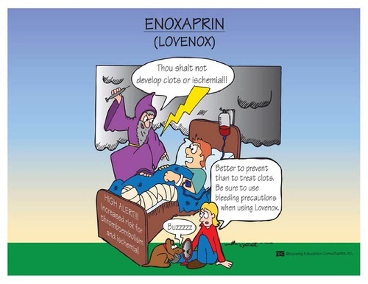 <p>- prevention of clot formation (anticoagulant)</p>