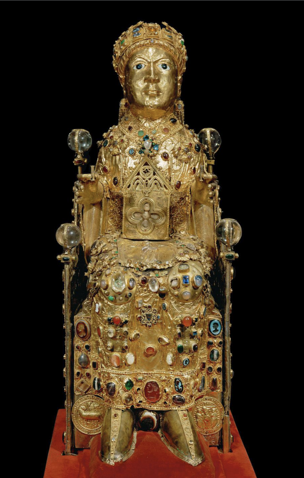 <p>Reliquary of Ste. Foy (material)</p>