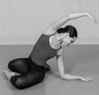 <p><span>A torso twist that begins in the pelvis. As the body turns, each level is separately articulated all the way up the spine-pelvis, lower spine, mid-section, shoulders, neck, and head</span></p>