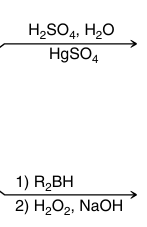 <p>ketone=markovnikov and aldehyde=anti-markovnikov</p>