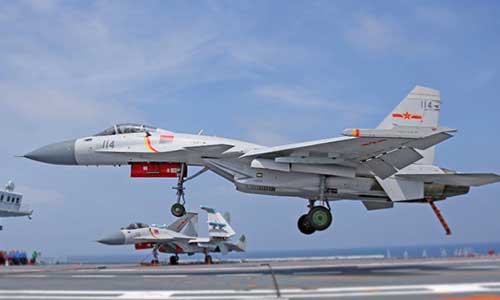<ul><li><p><em>the carrier-based aircraft of the PLA Air Force</em></p></li><li><p><strong>4th generation</strong>, twin-jet, all-weather fighter aircraft</p></li></ul>