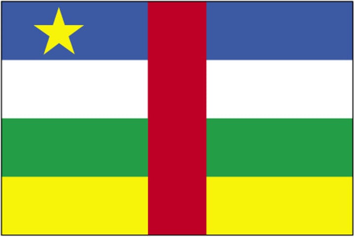 <p>Symbolic of France (blue and white) and Africa (green and yellow) with the red vertical stripe connecting them both in unity, and the respect that Europeans and Africans should have for each other.</p><p>Yellow star = independence and African unity, progress, and tolerance.</p>