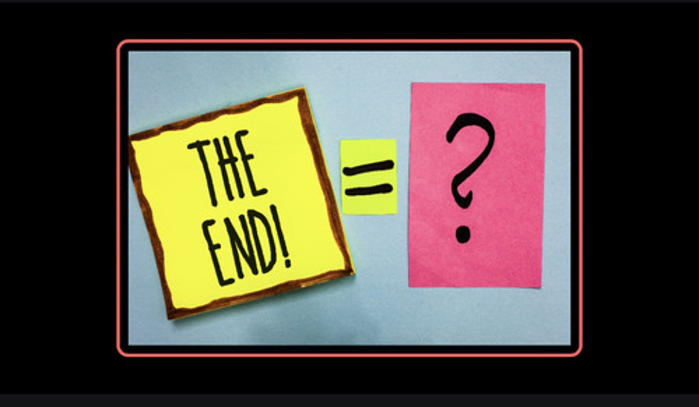 <p>To end in a final result. | Ex: The recycling process culminates in the creation of new products.</p>