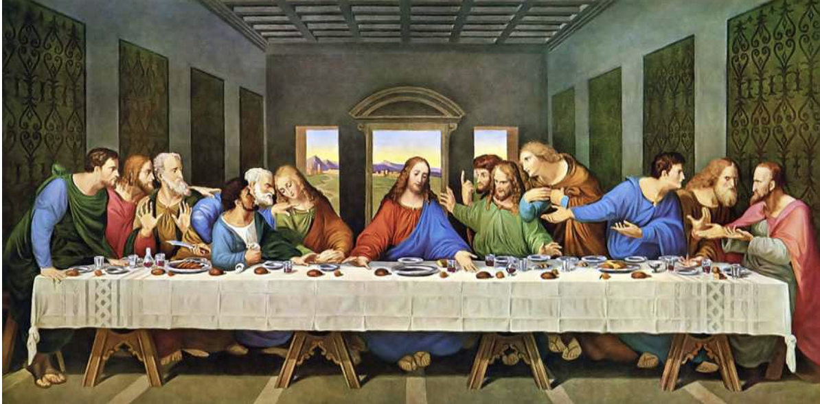<p>Observing that the original audience for this painting was a group of monks in Milan, Italy is an example of which kind of art historical analysis?</p>