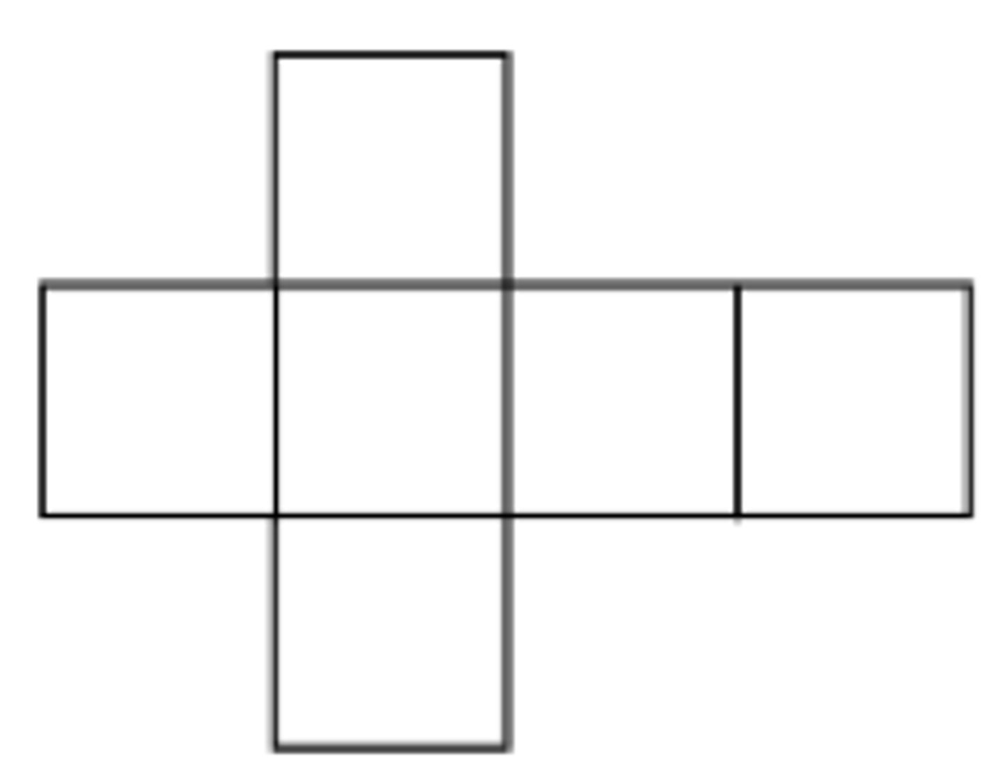 <p>pattern obtained when a three-dimensional figure is laid out flat, showing each face of the figure.</p>