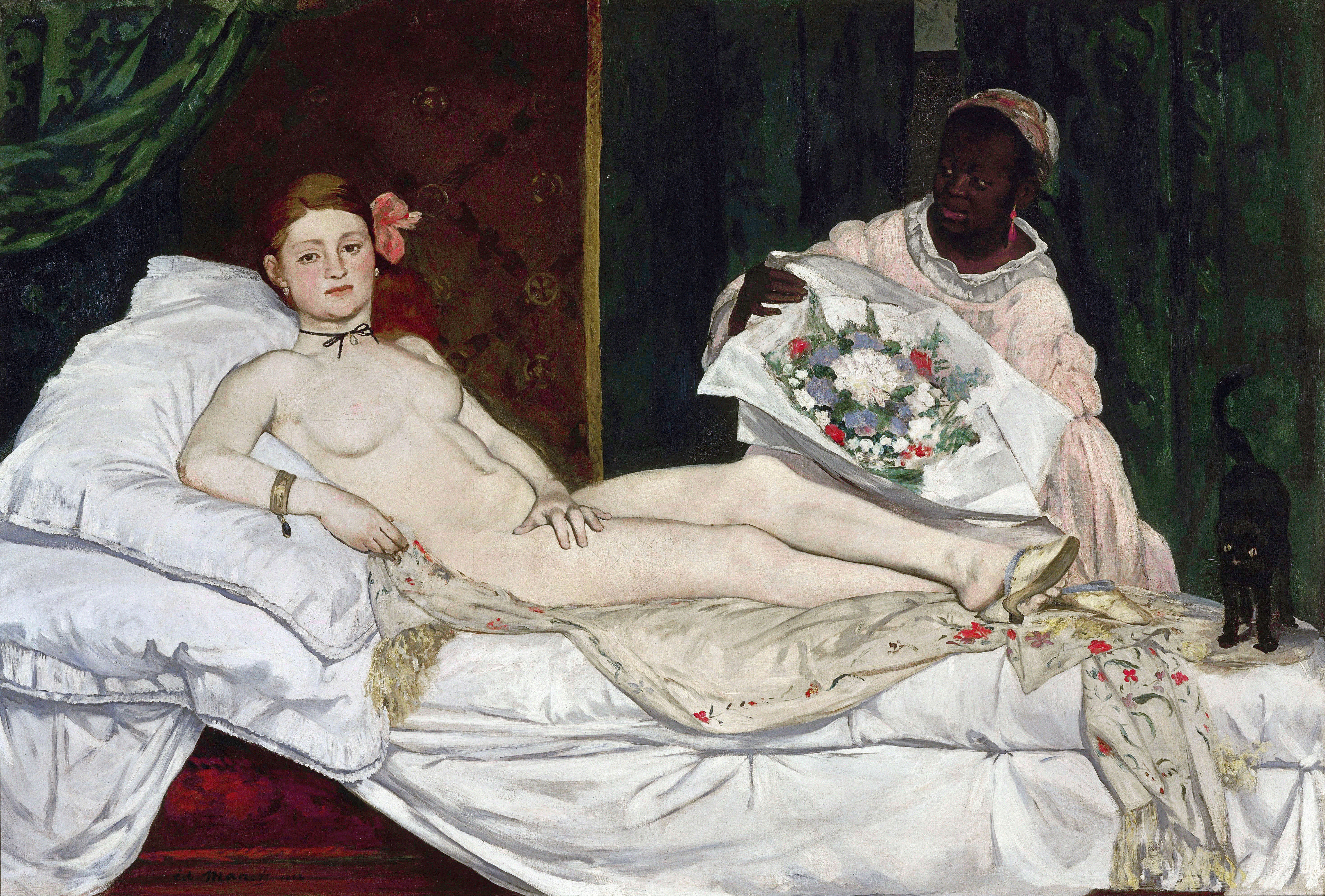 <p>☆Eduard Manet, <em>Olympia</em>, 1863</p>