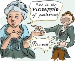 <p>Malapropism </p>