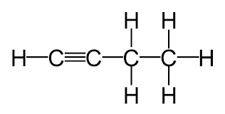 <p>hydro carbons, <strong>at least one </strong>C-C and C-H <strong>TRIPLE </strong>bond</p>