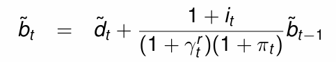 <p>Substitute the real interest rate into the relabelled equation</p>