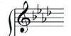 <p>4 flats (Bb, Eb, Ab, Db)</p>