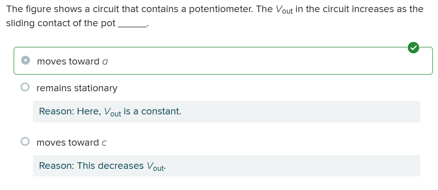 <p>a. moves toward <em>a</em></p>