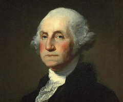 1st President of the United States; commander-in-chief of the Continental Army during the American Revolution (1732-1799)