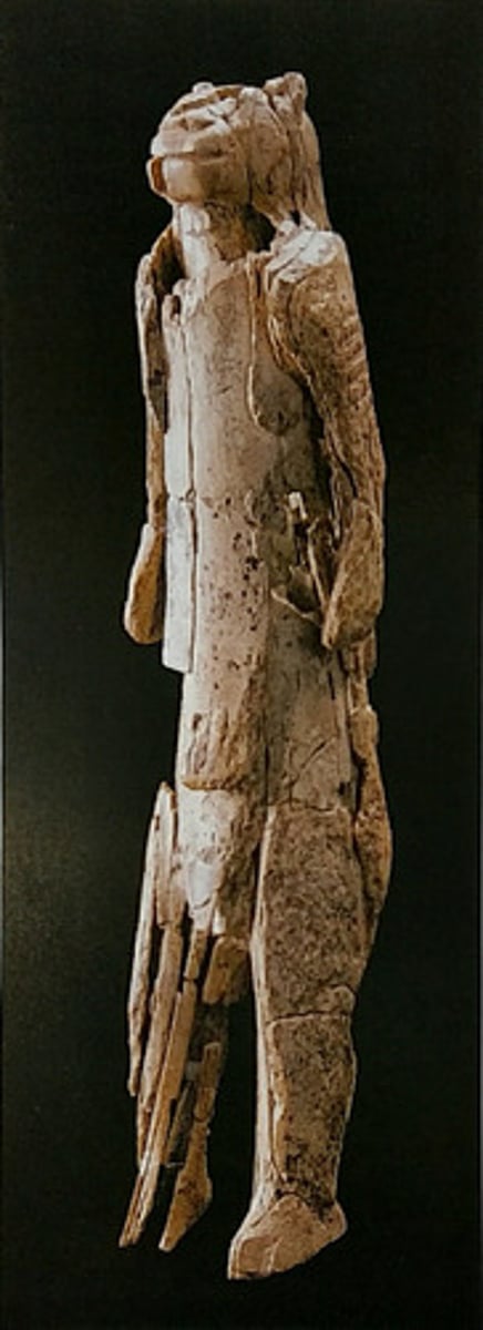 <p>A figurine from Germany, created during the Paleolithic period.</p>