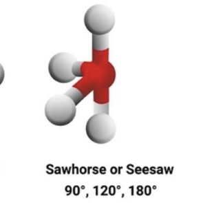 <p>Seesaw • 90°, 120°, 180°</p>