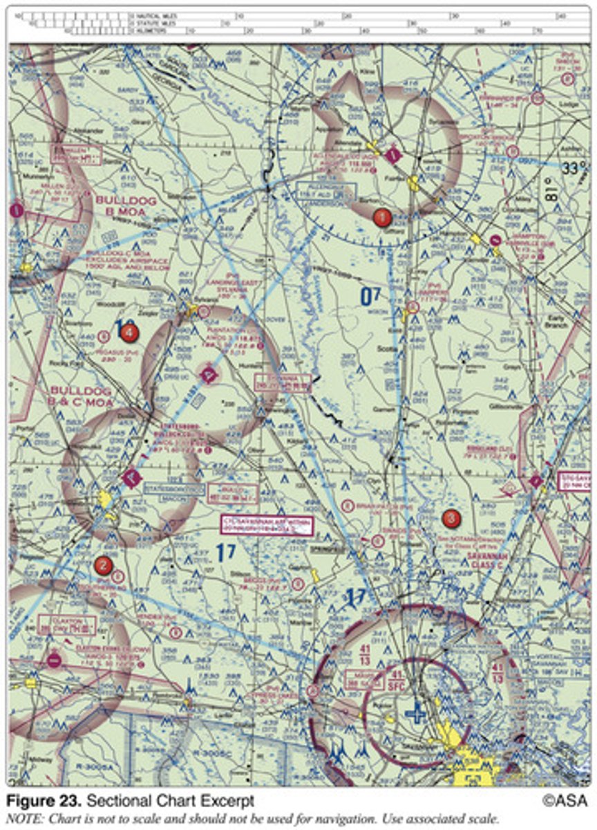 <p>visual checkpoints to identify position for initial callup prior to entering Savannah Class C airspace.</p><p>2 multiple choice options</p>