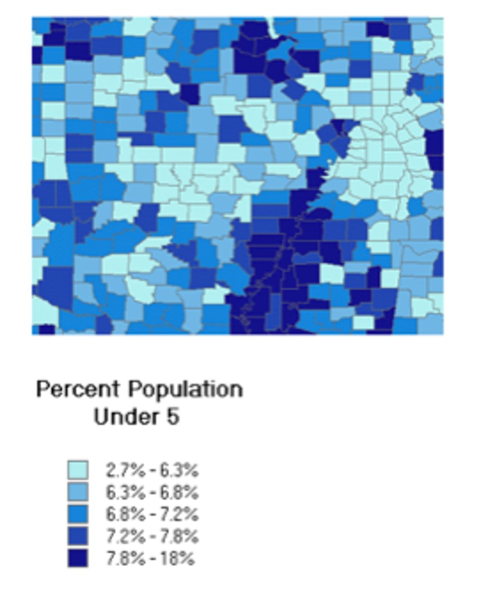 <p>Distributes the data so that an equal number are in each bin</p>