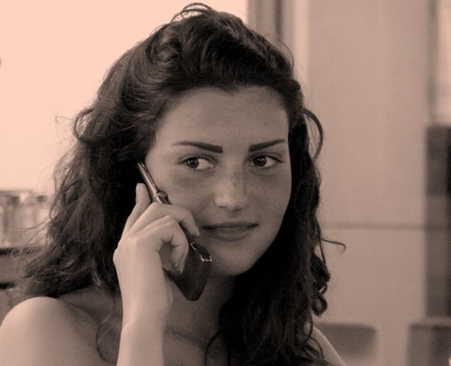 <p>to pick up the phone</p>