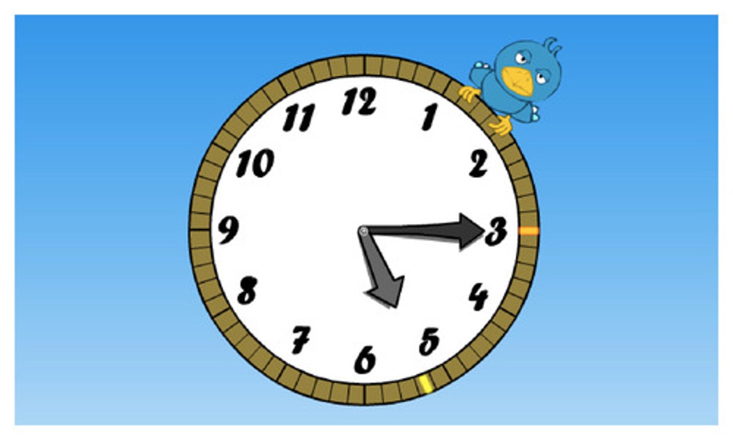 <p>It's 5:15</p>