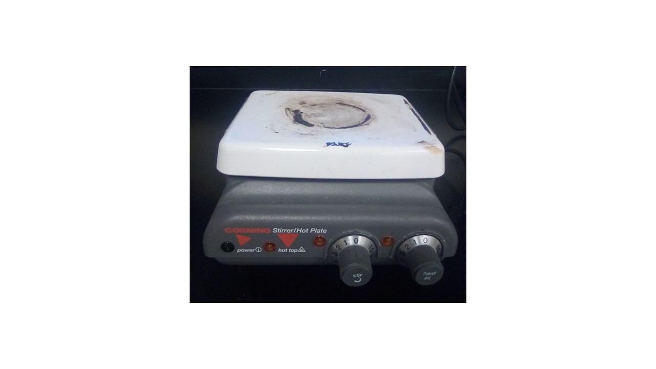<p>hot plate/ magnetic stirrer </p>