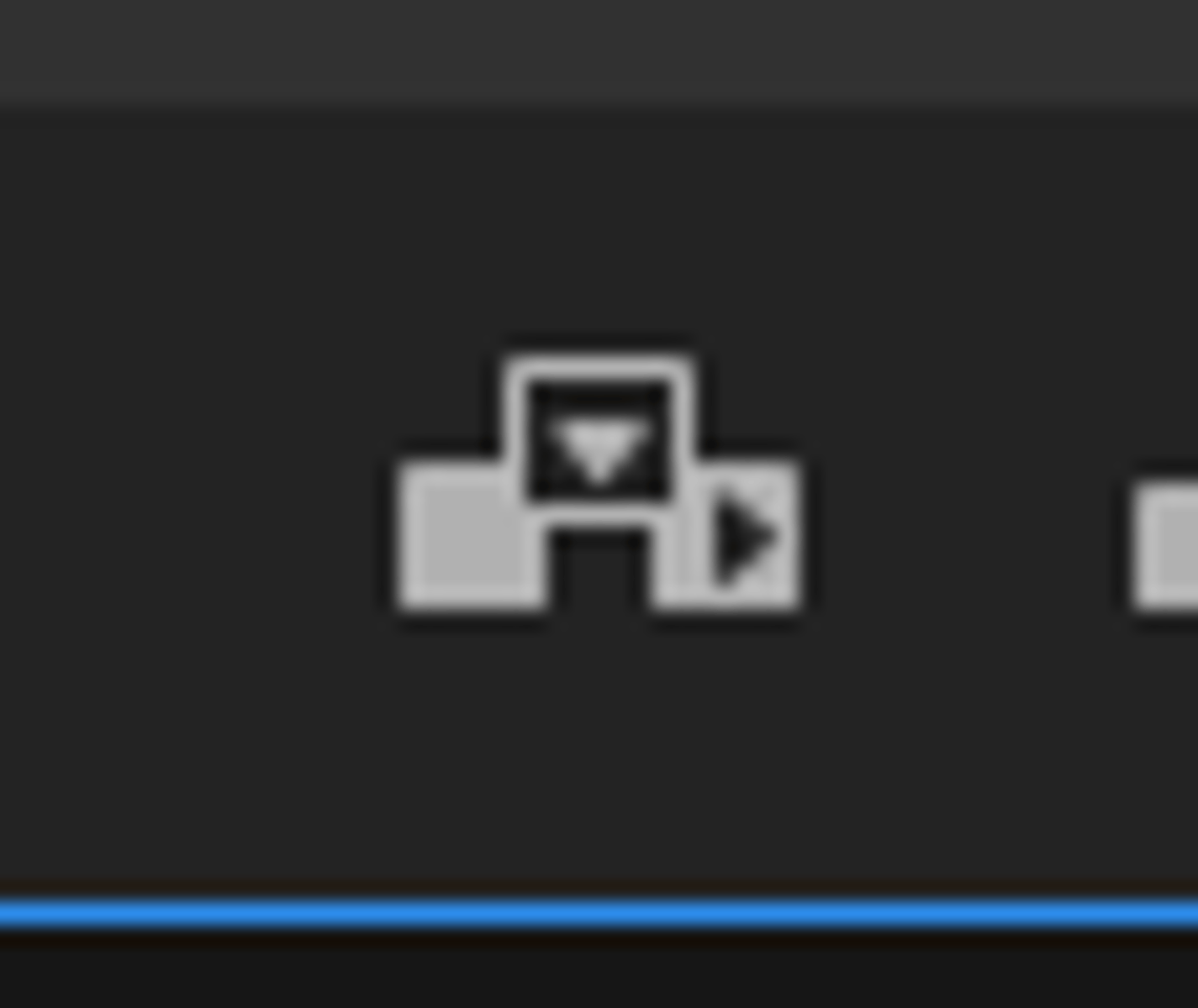 <p>Clicking this icon on the Source Monitor will insert the video or audo into the timeline sequence.</p>