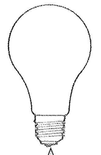 <p>The standard rounded shape for the bulbs for general-service incandescent lamps</p>