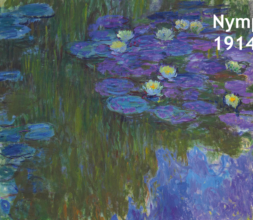 <p>Nymphéas en fleur 1914-17</p>
