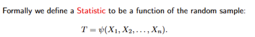 <p>What is the realisation or observed value of T given by? </p>