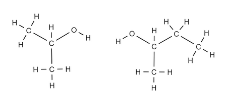 <p>Name these alkanols.</p>