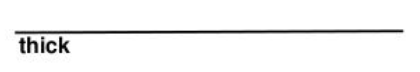 <p></p><p>medium weight solid lines that outline the shape of an object, wall or platform</p>