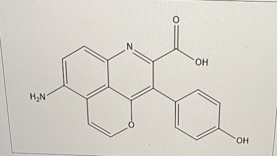 <p>for the molecule given below, how many aromatic rings are there?</p>