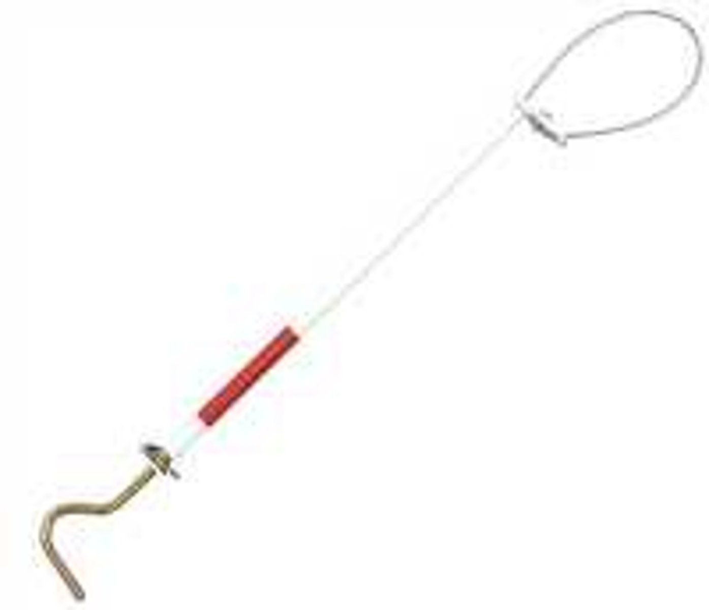 <p>Restraint for swine, goes over the upper jaw, prevents them from backing up</p>