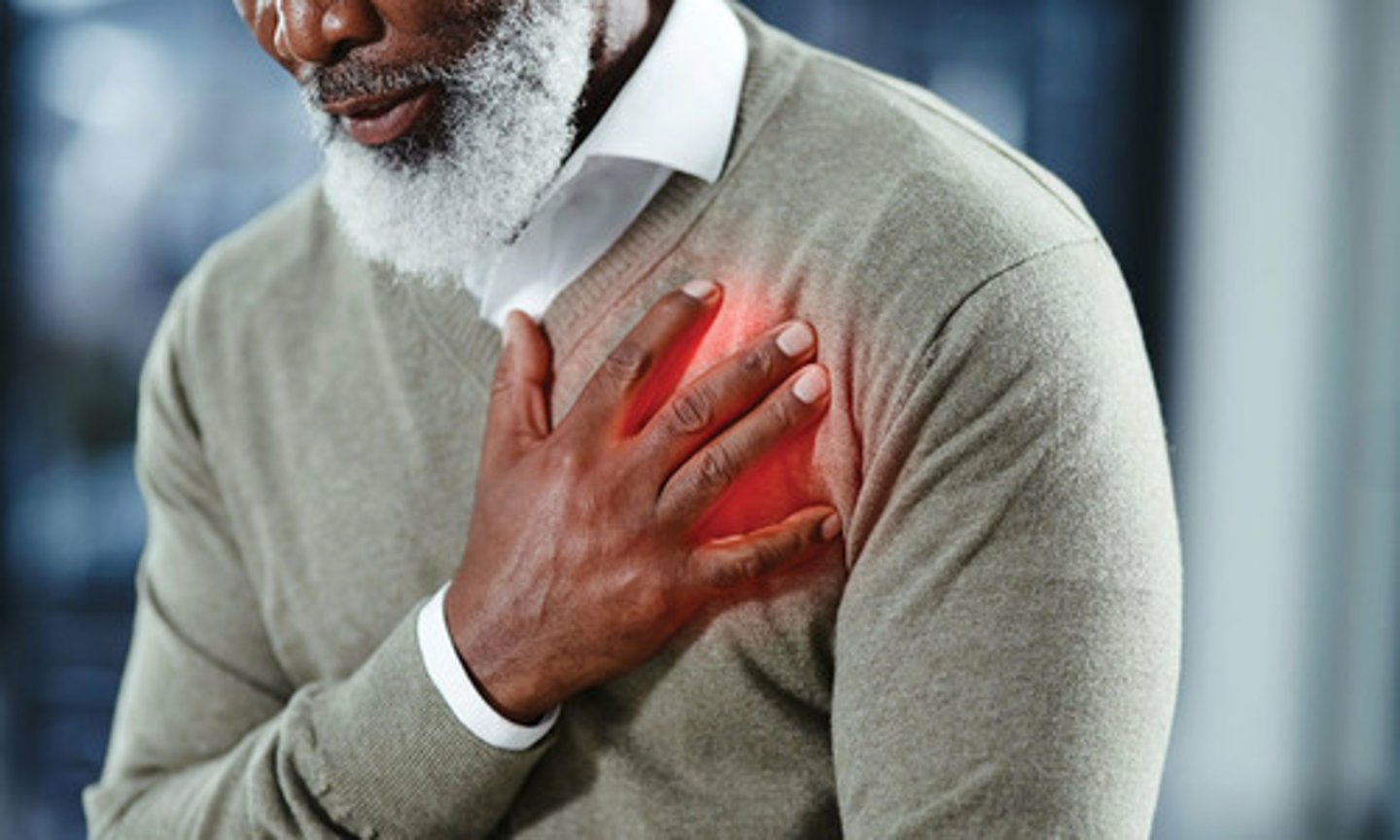 <p>Answer: Heartburn (pyrosis)​</p><p>Rationale: Heartburn is a burning sensation that often mimics angina but is relieved with antacids.</p><p>Memory Aid: Pyrosis = Pizza (Think of heartburn after eating a spicy pizza).</p>