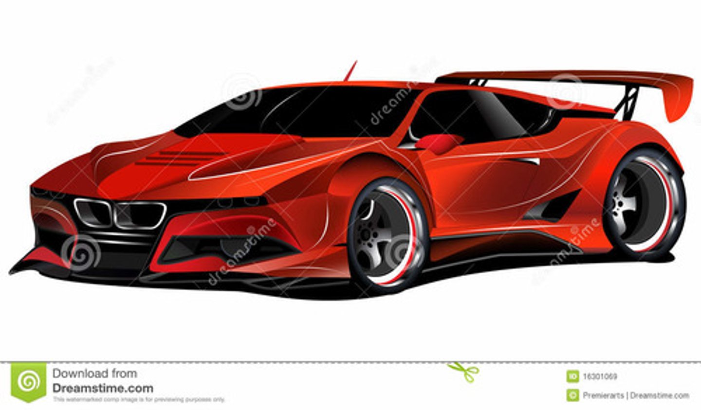 <p>el auto de carreras</p>