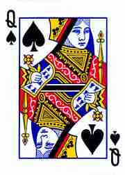 <p>Queen of spades</p>