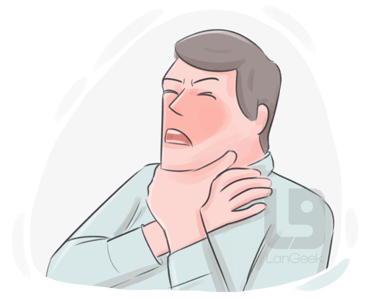 <p>me atraganté, me bloqueé</p>