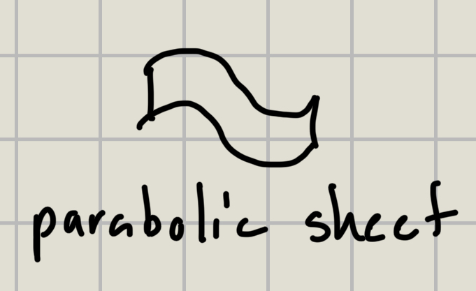 <p>parabolic sheet</p>