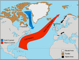 <p>What are the six currents in the North Atlantic?</p>
