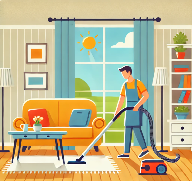 <p>To do the housework</p>