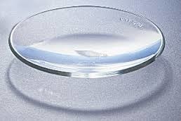 A small thin glass concave dish (also referred to as an evaporating dish)