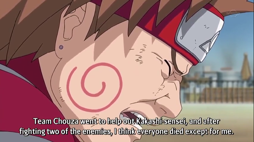 <p>help, save, abet (help someone do smthg wrong/illegal)</p><p><u>ex</u>: 援護 Engo: covering, protecting, backing, relief</p><p>ill: Chôji reporting to Tsunade:&nbsp;“Chōza-han wa Kakashi-sensei no engō. Futari no teki o aite ni, boku igai wa hobo zenmetsu shita to <em>omowaremasu</em>. (<em>Passive Polite Present</em>)“ <=>&nbsp;ﾁｮｳｻﾞ 班は カカシ先生の援護。 2人の敵を相手に、ボク以外はほぼ全滅したと思われます。=: Team Chôza [went to] Kakashi’s rescue.&nbsp;Against the two enemies, [everyone] except for me is believed to have been almost (<em>hobo</em>) completely wiped out.</p><p>=> 援護する: to support, to help, to cover, to back</p><p>ill: Anbu à Danzô qui dit que la Racine doit restée cachée pendant que Pain attaque Konoha: “Wareware mo engo shita hō ga yoi no de wa?“ <=> 我々も援護したほうが<span><span>良</span></span>いのでは？: Wouldn’t it be better if we supported them?</p><p><u>ex</u>: 援軍 Engun: reinforcement</p><p>ill: Grimmjow quand lui et sa team envahissent Karakura: “Omotta tōri da… mecha-mecha 増え<em>te yagaru</em>…! Soul Society kara engun o yobi yagatta ka… Gotaku narabete nē de, hana kara <em>koroshitokya</em>* kon’na mendō ni wa naranē no ni yo…“ (<em>Progressive</em>, <em>Colloquial</em> of koroshite okeba) <=> 思った通りだ…めちゃめちゃ増えてやがる…！尸魂界から援軍を呼びやがったか…。御託並べてねぇで、初めから殺しときゃこんな面倒にならねぇのによ…。: Just as I thought. They’re f*cking multiplying like crazy…! So they had the nerve to call reinforcement from Soul Society… Instead of (lit: By not) spouting excuses, if we'd just killed them from the start it wouldn't have turned into such a hassle (<em>mendô</em>). [masu stem/te (if current) + yagaru = to have the nerve to, f!cking + verb]</p><p><u>ex</u>: 増援 Zôen: reinforcement (e.g. of troops), renforts (lit: add aid)</p><p>ill: Kakashi qui se rend compte qu’il n’a aucune chance contre Pain: “Nakama ni zōen no renraku… koitsu no nōryoku mo <em>tsutaenakya*</em> na.“ (<em>contraction of Negative Provisional</em>) <=> 仲間に増援の連絡…こいつの能力も伝えなきゃな。: I need to contact my comrades for reinforcement… and also tell them about this guy’s power. [*<em>tsutaenakereba]</em></p>