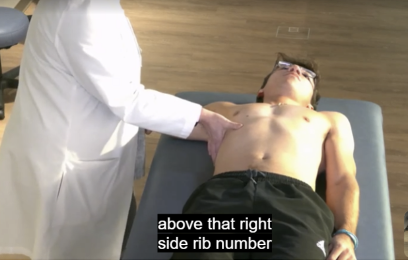 <p>ONLY St</p><p>Get the patient on their back and use their arm to sidebend them towards</p><ul><li><p>Stand on same side as dysfunction</p></li><li><p>5-7 Times</p></li></ul><p></p>